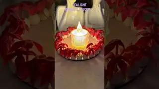 5-Minute DIY Tea Light Candle Holder🕯️Easy & Aesthetic Craft✨#shorts #artandcraft #crafts #viral
