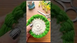 New Border Crochet Tutorial for Beginners | How to Crochet Beautiful Flower #crochet #knittig #diy