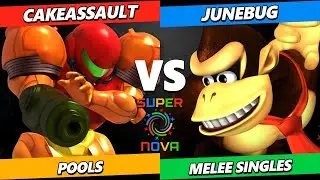 Supernova 2025 - CakeAssault (Samus) Vs. Junebug (Donkey Kong) Smash Melee Tournament