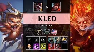 Kled Top vs Wukong - NA Challenger Patch 25.16