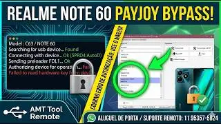 Como Remover MDM/PayJoy Realme Note 60 via AMT Tool (Método Alternativo Narzo 50A Prime)