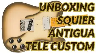 Распаковка Squier Antigua Tele Custom