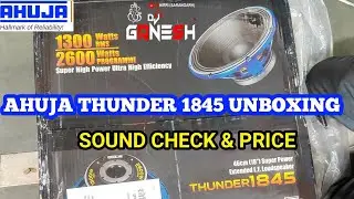 Ahuja thunder 1845 unboxing sound check || ahuja 18