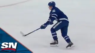 Maple Leafs' Mitch Marner Displays Quick Release to Score Top Shelf on a Breakaway vs. Sabres