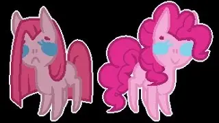 .:Mini Speedpaint:. Chibi Pinkie and Pinkamena