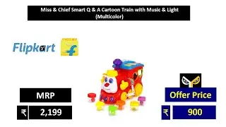 Miss & Chief Smart Q & A Cartoon Train with Music & Light  Multicolor