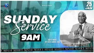 🔴LIVE SUNDAY 9AM SERVICE | 25-01-2025 | Rev.DR.R.Samuelraj  #sundayservice