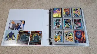 Darkseid and thanos trading card collection