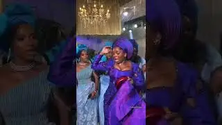 Nigerian Bride with ENERGY. #wedding #bisolabadmus #fathiabalogun #nigerianwedding #ibakatv