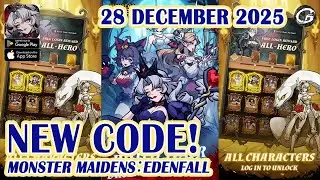 🎁 НОВЫЙ КОД Подарочный код и активация Monster Maidens: Edenfall 28 декабря 2025 г. - Мобильная и...