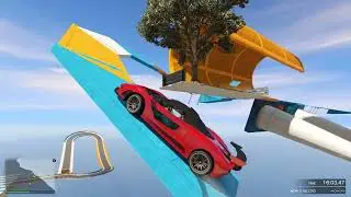 GTA V - Supercar Craxy Parkour #gta #gta5 #gaming