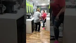 Making my boobs bigger prank on my husband 😂 #funny #couplehumor #funnycute #whatssofunny