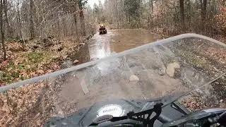 Crown Land Truck Camping and Winter ATVing in Cloyne