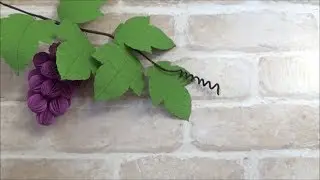 （画用紙）秋の飾り　可愛い！ぶどうの作り方【DIY】(Drawing paper)cute! How to make grapes