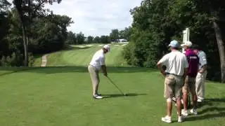 Chris couch teeing off