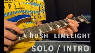 RUSH LIMELIGHT.  Solo - Intro cover