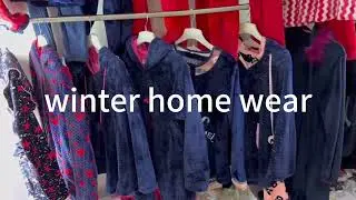 Winter home wear