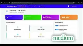 Inventory System  | Sales Management System 