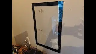 Making a Glass Dry Erase Board