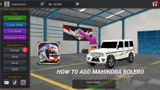 How to add bolero mod indonesia bus simulator 