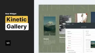 Kinetic Gallery Widget | Tutorial by Without Code