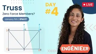 FE Exam Problems Live Marathon (Day 4) - Truss