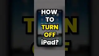How to Switch Off iPad - For All iPads