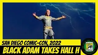 Rock Becomes Black Adam for Hall H SDCC San Diego Comic-con 2022