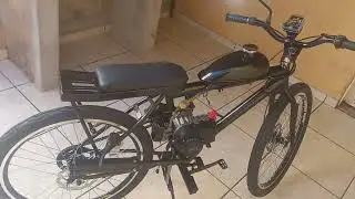 Motorizada caseira com motor de mini moto