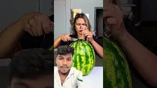 #funny #watermelon #fruit #comedy #food #hulk #ai #pixverse #watermelonattack #angrysnack