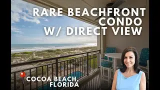 OCEANFRONT CONDO UNDER $600K | COCOA BEACH HOME TOUR