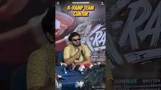 💥K-Ramp movie promotions in Guntur 💥#kiranabbavaram #k-ramp #moviepromotions #guntur #trending