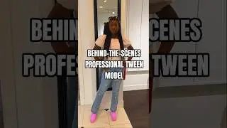 Professional  Tween  Model #behindthescenes  #model  #fashion  #viral  #modeling  #Fashion #trend