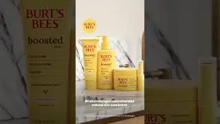 New Burt&rsquo;s Bees Boosted Collection. For skin softening, barrier-boosting hydration.