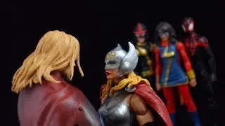 Marvel Legends SDCC 2017 Exclusive The Mighty Thor Box Set JANE FOSTER THOR Action Figure Review