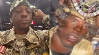 Boosie Pays Homage To Soulja Slim At The Hawks Game But Says He Is Tired Of Seeing Them Lose😂