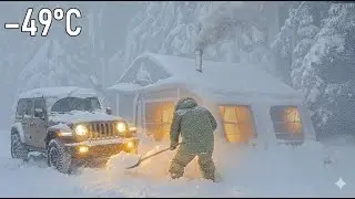 🔥 I Shouldn’t Have Made It | −49°C Hot Tent Snowstorm Winter Without Mercy Documentary