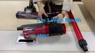 Vistefly VX cordless vacuum cleaner video instructions for disassemble and installation.