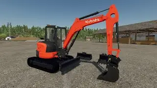 FS22 Kubota U48 Farming Simulator 22 Mods