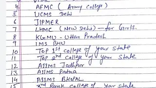 Neet 2020 Counselling College Priority and Ranking Order 🔥🔥🔥