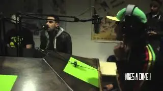 ASHWIN JAYDEE - FULLANNY - CHARAN - SANJAH - Freestyle @ Vibes A Come Radio Show 2013