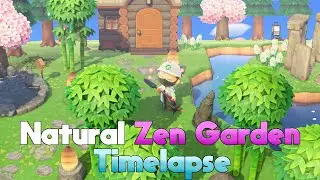 Creating a BEAUTIFUL Natural Zen Garden (Timelapse) | Animal Crossing New Horizons
