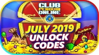 All Working UNLOCK CODES (FREE 68K COINS) July 2019 | Club Penguin Online