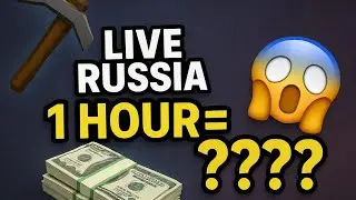 Mining Job in Live Russia &ndash; 1 Hour Grind 💎 (How Much Can You Earn?)