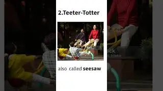 Playground equipment names