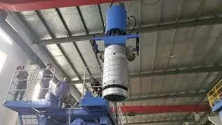 1000L IBC tank blow molding machine Die head disassembly