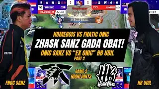 Zhask SANZ Gada Obat! Onic SANZ vs 