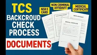 🔥 TCS Background Check Process 2025 🔍 | NSR E-Card, Affidavits & Medical Certificate Explained!