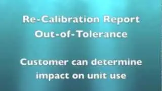 Calibration & Re-Calibration Defined