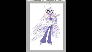 drawing Charlie as a angel #timelapse #украрт #hazbinhotel  #charliemorningstar  #hazbinhotelfanart